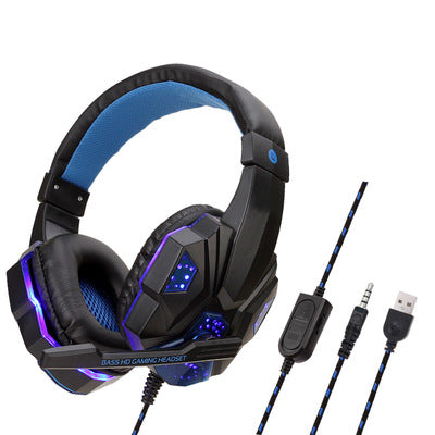 Audífonos Gamer con Luz LED y Micrófono