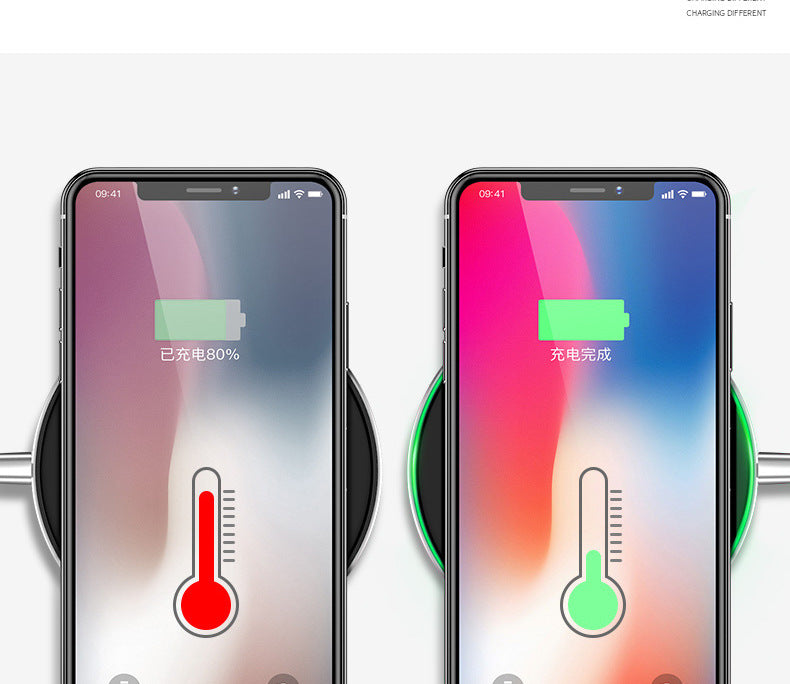 Cargador inalámbrico para iPhone, base de carga inalámbrica rápida para android de alta velocidad