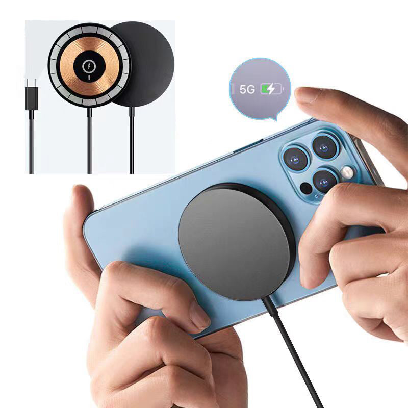 Cargador inalámbrico magnético de 15 W para iPhone 17 Pro y Pro Max, compatible con los modelos Pro y Pro Max de iPhone 12, 13, 14, 15, 16 y 17.