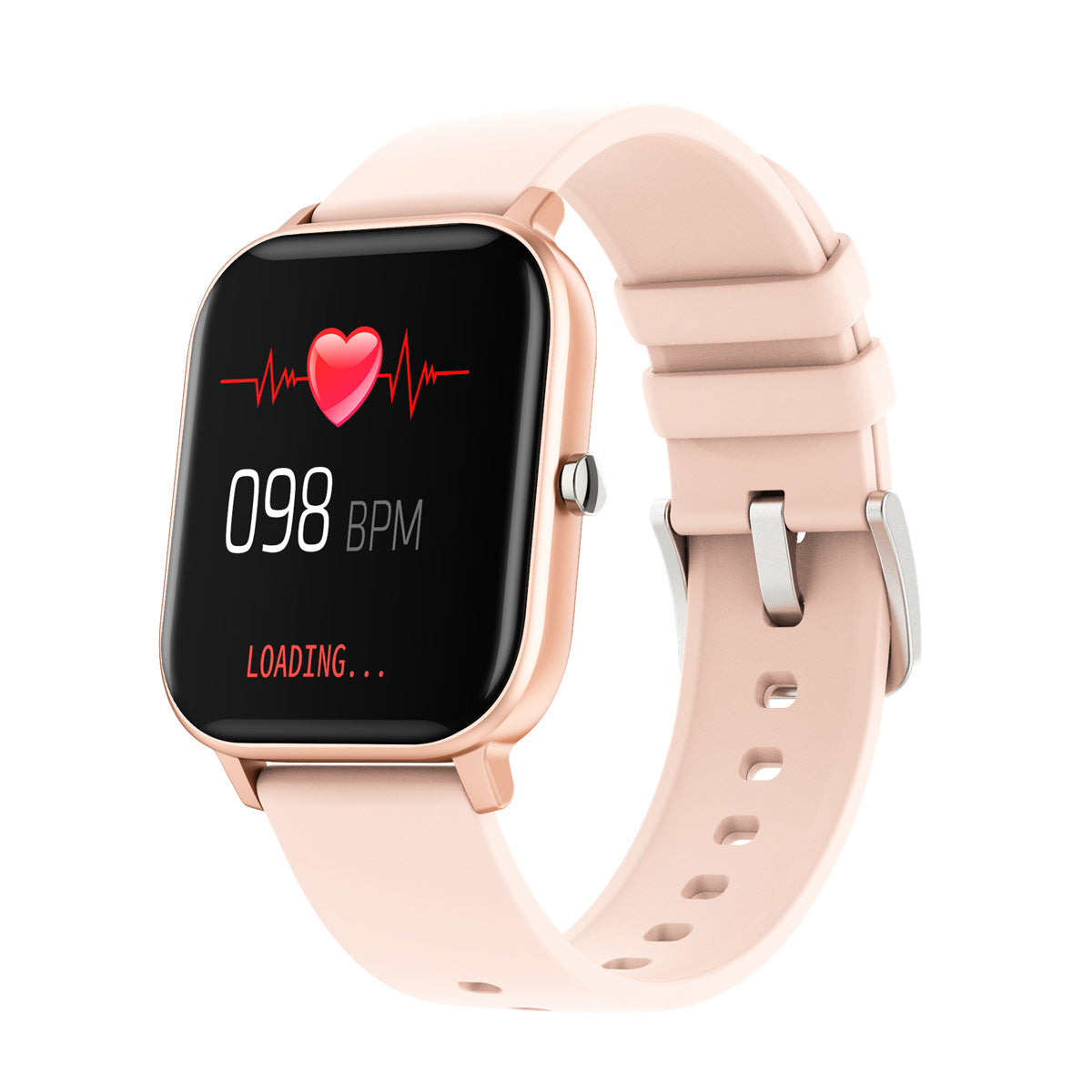Pulsera Smartwatch Táctil con Monitoreo de Frecuencia Cardíaca y Presión Arterial